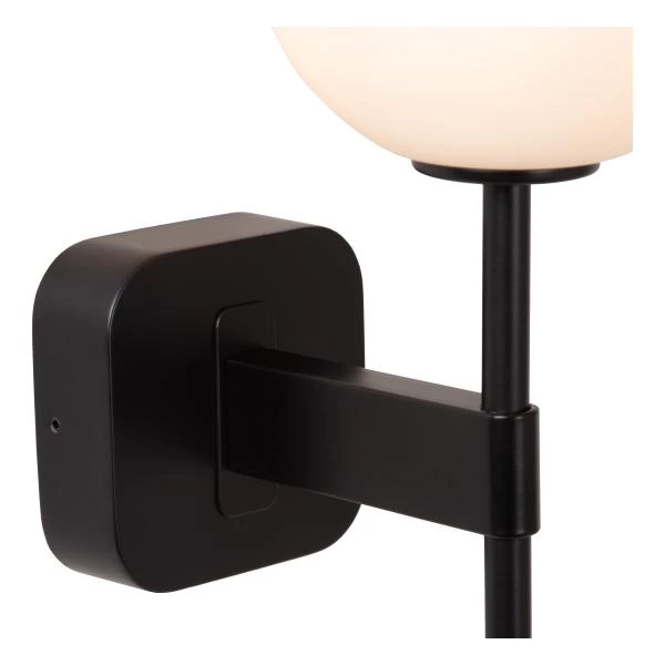 Lucide ELDA - Wandleuchte Badezimmer - 1xG9 - IP44 - Schwarz - detail 1